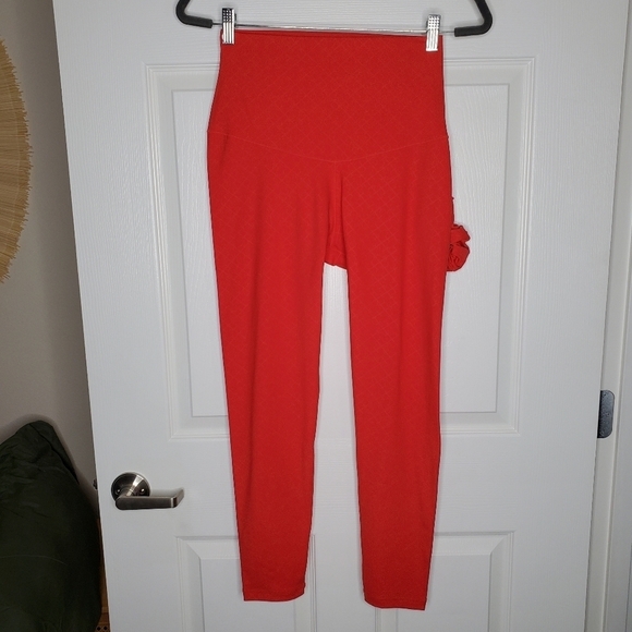 SHEFIT Boss Victorious Red High Rise Tight Leggings - Picture 3 of 9